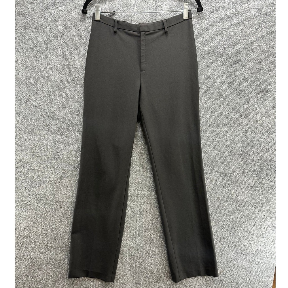 Gap Womens 4L Black Wool Blend Straight Leg Dress Pants Professional Trousers